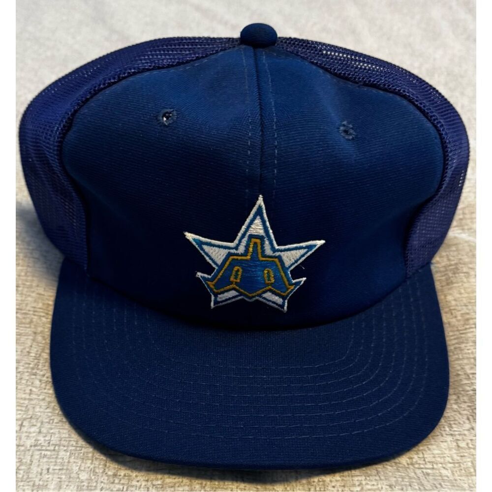 Seattle Mariners Sports Specialty Snapback Mesh Trucker Blue Red Hat Cap New